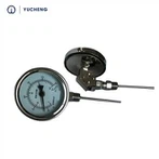 Angle reglabl tèmomèt Bimetal